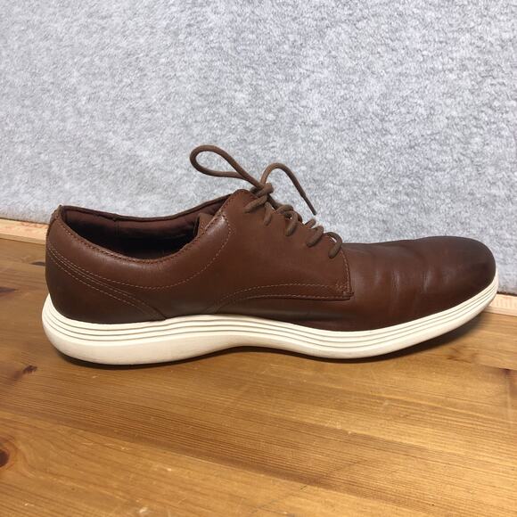 Cole Haan Grand Dress Shoes Mens 12M Tour Plain Ox Woodbury Ivory C29412 - Picture 7 of 12